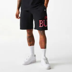 New Era CHICAGO BULLS NBA TEAM GRAPHICS SHORTS Pánske krátke nohavice, čierna, veľkosť