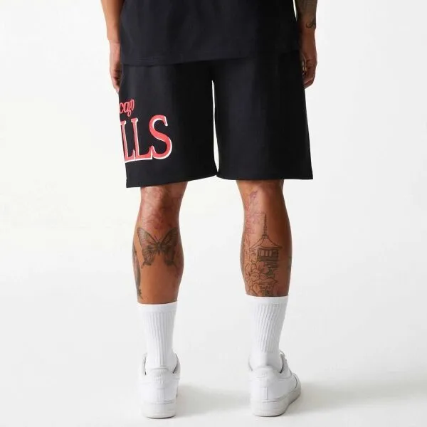 New Era CHICAGO BULLS NBA TEAM GRAPHICS SHORTS Pánske krátke nohavice, čierna, veľkosť
