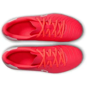 Nike JR TIEMPO LEGEND 10 CLUB FG/MG Detské kopačky, červená, veľkosť 36