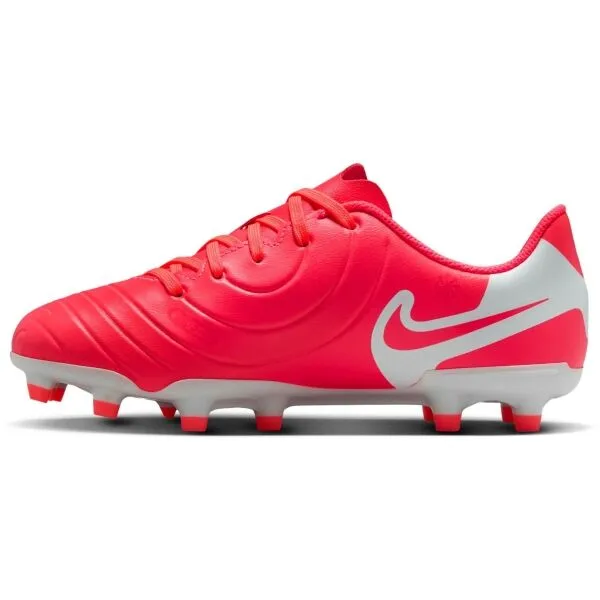 Nike JR TIEMPO LEGEND 10 CLUB FG/MG Detské kopačky, červená, veľkosť 36