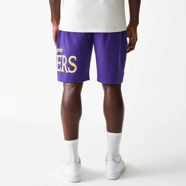 New Era LA LAKERS NBA TEAM GRAPHICS SHORTS Pánske krátke nohavice, fialová, veľkosť