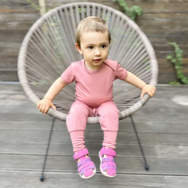 Letné merino body ( +spodky ) pre bábätká – rôzne farby | MOYO Farba: Ecru, Veľkosť: 80/86