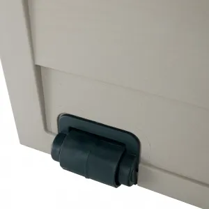Záhradný úložný box, sivá/zelená, KORTEZ