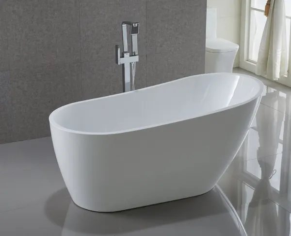 AQUALINE - TISA voľne stojaca vaňa 150x75cm, biela E1575