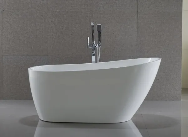 AQUALINE - TISA voľne stojaca vaňa 150x75cm, biela E1575