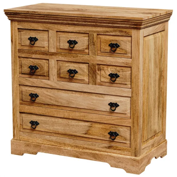 indickynabytok.sk - Komoda Guru 90x90x45 indický masív mango