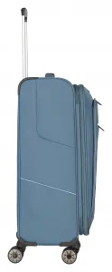 Stredný kufor na kolieskach Travelite Skaii 4w M Blue