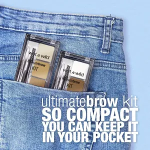 Wet n Wild Ultimate Brow Kit sada pre dokonalé obočie odtieň Soft brown 2.5 g