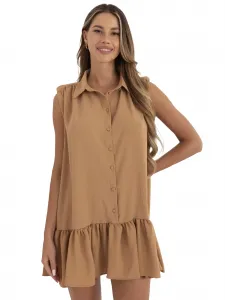 Dress-341-SK-5183.09-camel