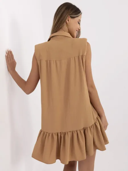 Dress-341-SK-5183.09-camel