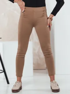 Dámske nohavice MODSTORY kamelové
