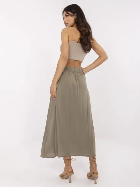 Skirt-D73761M50222A-khaki