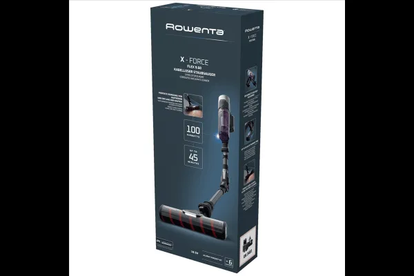 Tyčový vysávač Rowenta X-Force Flex 9.60 RH2048WO Fialový/Čierny