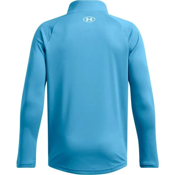 Under Armour TECH 2.0 1/2 ZIP Chlapčenské tričko s dlhým rukávom, modrá, veľkosť