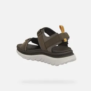 Grey men's sandals Geox Spherica Actif X S - Men's