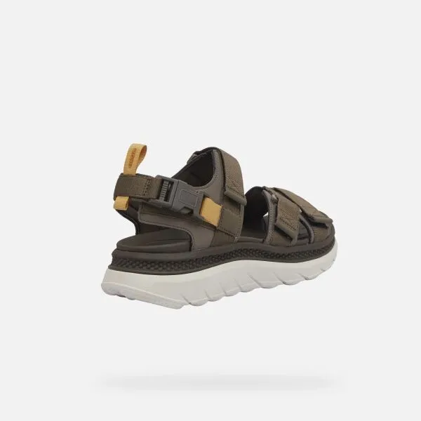 Grey men's sandals Geox Spherica Actif X S - Men's