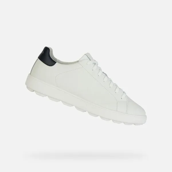 White men's sneakers Geox Spherica ECUB-1 - Men