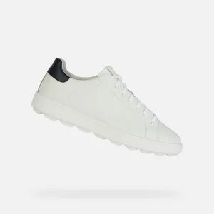 White men's sneakers Geox Spherica ECUB-1 - Men