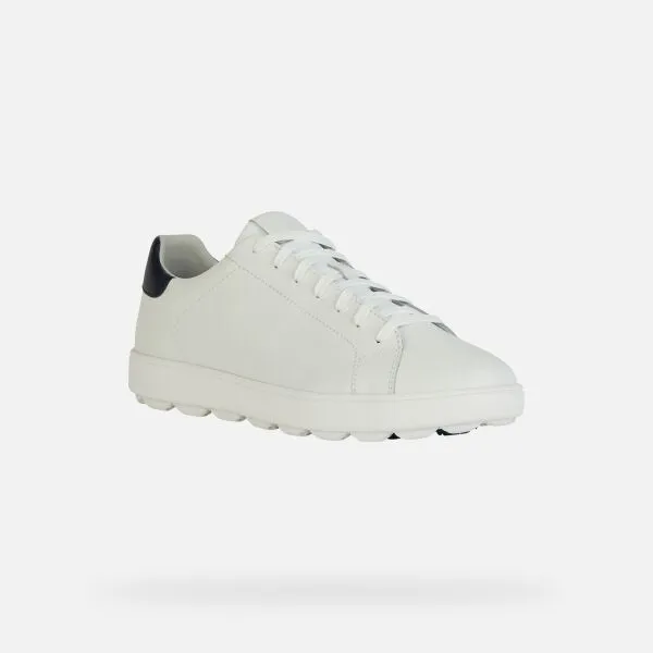 White men's sneakers Geox Spherica ECUB-1 - Men