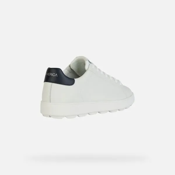 White men's sneakers Geox Spherica ECUB-1 - Men