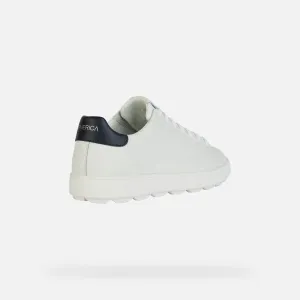 White men's sneakers Geox Spherica ECUB-1 - Men