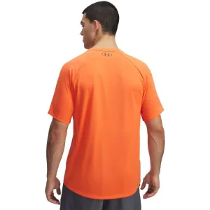 Under Armour TECH PRINT FILL Pánske tričko, oranžová, veľkosť