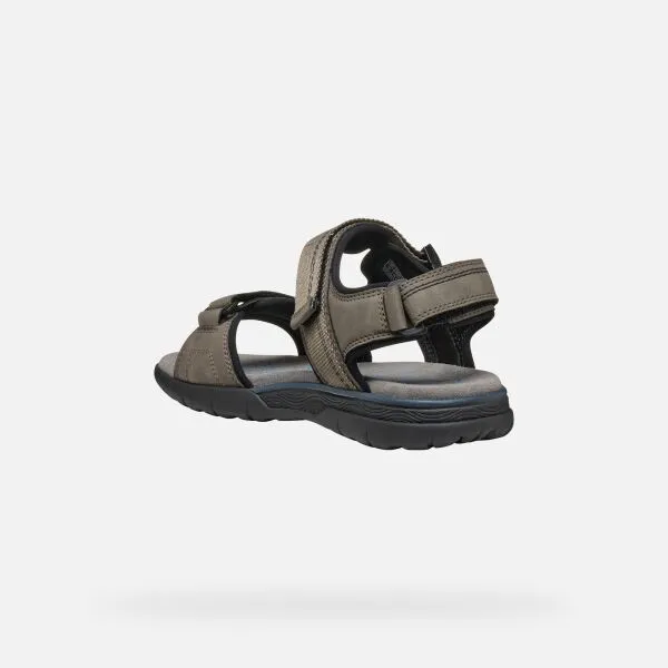 Men's light grey sandals Geox Spherica EC5 - Men