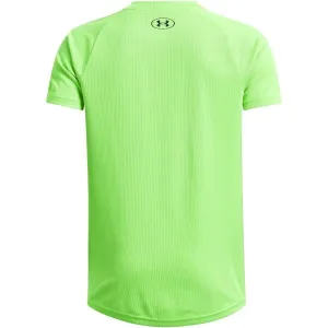 Under Armour TECH TEXTURED Chlapčenské tričko, reflexný neón, veľkosť M