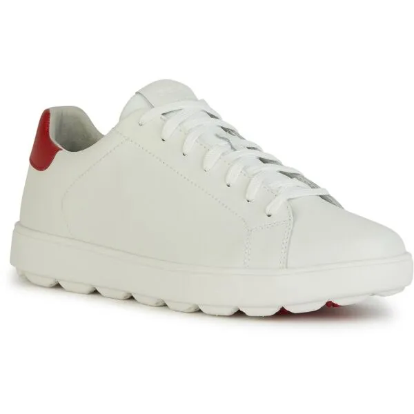 White men's sneakers Geox Spherica Ecub-1 - Men's