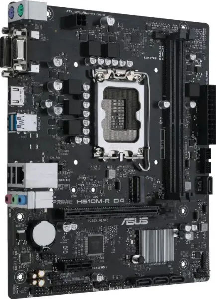 ASUS MB Sc LGA1700 PRIME H610M-R D4-SI, Intel H610, 2xDDR4, 1xHDMI, 1xDVI, 1xVGA, mATX