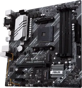 ASUS MB Sc AM4 PRIME B550M-A, AMD B550, 4xDDR4, 1xHDMI, 1xDVI, 1xVGA, mATX