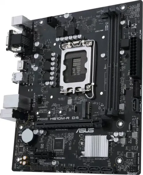 ASUS MB Sc LGA1700 PRIME H610M-R D4-SI, Intel H610, 2xDDR4, 1xHDMI, 1xDVI, 1xVGA, mATX