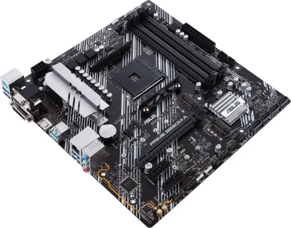 ASUS MB Sc AM4 PRIME B550M-A, AMD B550, 4xDDR4, 1xHDMI, 1xDVI, 1xVGA, mATX