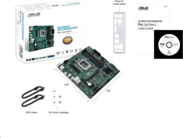 ASUS MB Sc LGA1700 PRO Q670M-C-CSM, Intel Q670, 4xDDR5, 2xDP, 1xHDMI, mATX