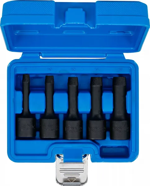 BGS Technics BGS technic 5261 – Sada vývrtiek so špirálovým profilom 1/2", 5-dielna
