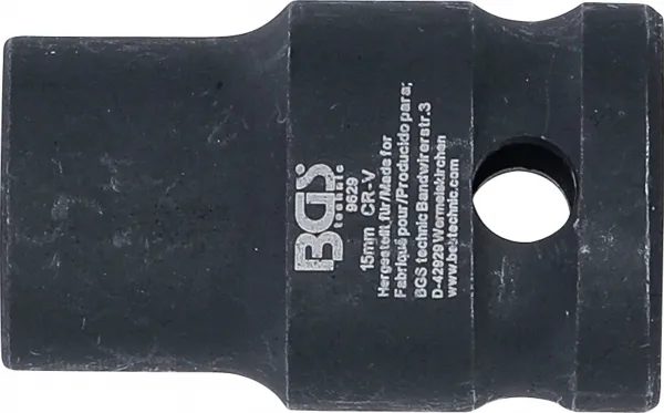 BGS Technics BGS technic 9629 – Nástrčná hlavica 3/8" 10-hranná 15 mm pre brzdové strmene VAG & Porsche