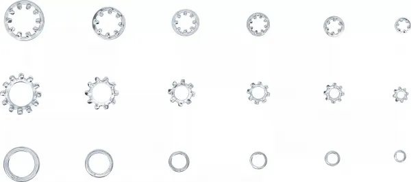 BGS Technics BGS technic 8113 – Sada podložiek (720 ks)