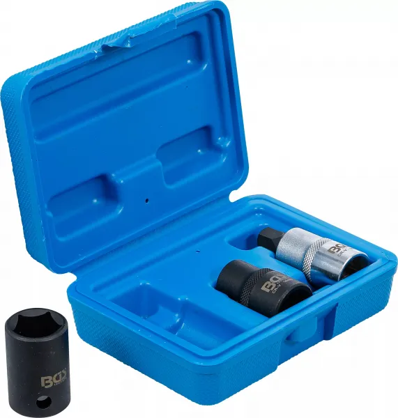 BGS Technics BGS 1112 - Sada 3 špeciálnych nadstavcov na brzdové strmene, 1/2"