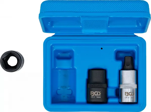 BGS Technics BGS 1112 - Sada 3 špeciálnych nadstavcov na brzdové strmene, 1/2"