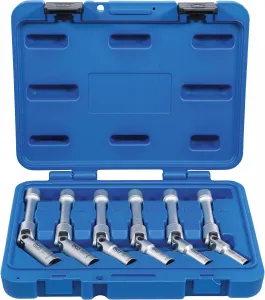 BGS Technics BGS technic 2986 – Sada kĺbových hlavíc na žhaviace sviečky 3/8", 6-dielna