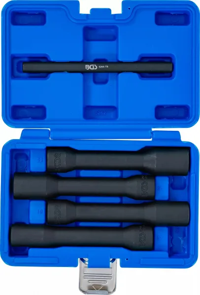 BGS Technics BGS 5262  Sada nástrčných hlavíc so špirálovým profilom / predĺžená | 12,5 mm (1/2") | 17 - 22 mm | 5-dielna