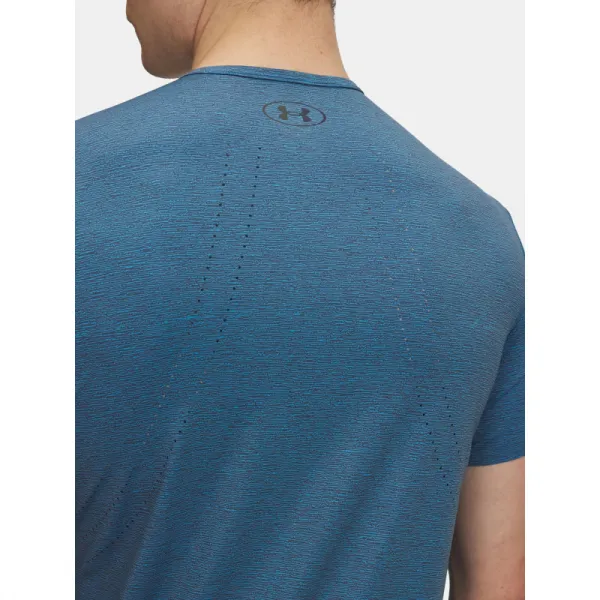 Pánske tréningové tričko s krátkym rukávom UNDER ARMOUR Vanish Elite Vent Prtd SS-BLU