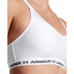 Dámska tréningová športová podprsenka UNDER ARMOUR UA Crossback Low Bra-WHT