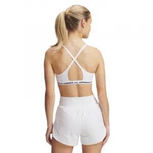 Dámska tréningová športová podprsenka UNDER ARMOUR UA Crossback Low Bra-WHT