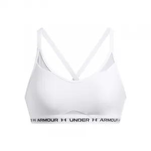 Dámska tréningová športová podprsenka UNDER ARMOUR UA Crossback Low Bra-WHT