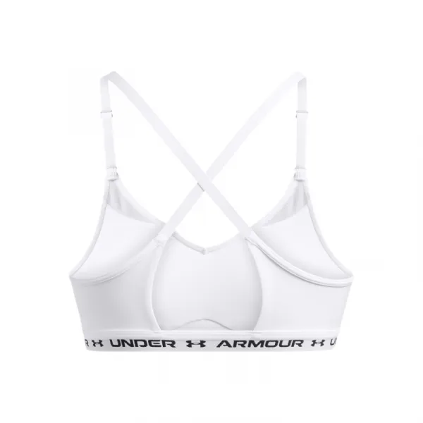 Dámska tréningová športová podprsenka UNDER ARMOUR UA Crossback Low Bra-WHT