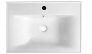 AQUALINE - SAVA 60 keramcké umývadlo nábytkové 60x46cm, biela 2060