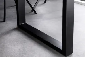 Jedálenský stôl ATHAMÁS akácia 5 cm Dekorhome