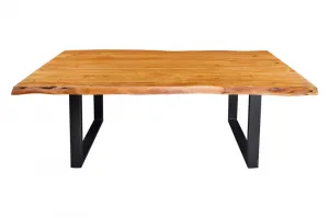 Jedálenský stôl ATHAMÁS akácia 5 cm Dekorhome