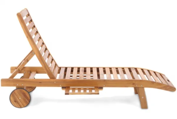 Drevené záhradné ležadlo LUX akácie